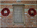 Fulmodeston War Memorial and Roll of Honour