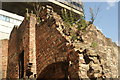 View of a section of the Roman Fort from the area near the underground car park near the Museum of London #2