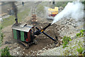 NY3224 : Steam excavator - in full cry by Chris Allen