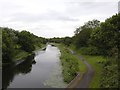 Forth and Clyde Canal and towpath at Farm Bridge