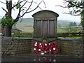 Chinley War Memorial: late July 2015