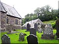 SN2514 : St Teilo's Church, Llanddowror - Graveyard and Old School by welshbabe