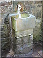 NY6367 : Fountain for a sulphur spa - detail by Mike Quinn