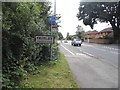 Frimley sign on Chobham Road