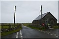 Telephone box at Rhiwgoch Crossroads