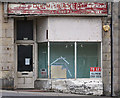 An old shop front at Lossiemouth