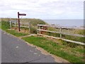 Public footpath to the beach