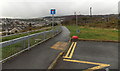 Path beyond the western end of Ffordd Dysgu, Maesteg