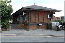 SY6990 : Copper Street entrance to Dorchester South railway station by Jaggery