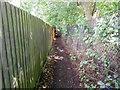 High Wycombe: Footpath between Marlow Road and Shelley Road