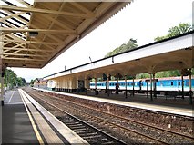 J2664 : View west along the twin platforms of Lisburn Railway Station by Eric Jones