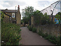 Footpath between Avonley Road and John Williams Close (1)