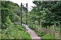 Footbridge over the Leader Water near Clackmae