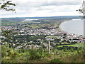 Newcastle from the eastern slopes of Drinnahilly