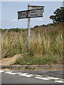 TM2164 : Roadsign on Low Road by Geographer