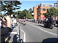 The Prudential London-Surrey road race by Norbiton Station