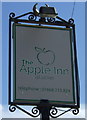 NU1530 : Sign for the Apple Inn, Lucker by JThomas