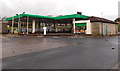 Filling station and shop in Severn View Services, Aust