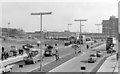 TQ0775 : London Airport, Heathrow 1955: approach to central terminal area by Ben Brooksbank