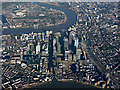 Canary Wharf from the air