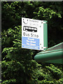 TM1570 : The Street The Green Bus Stop sign by Geographer