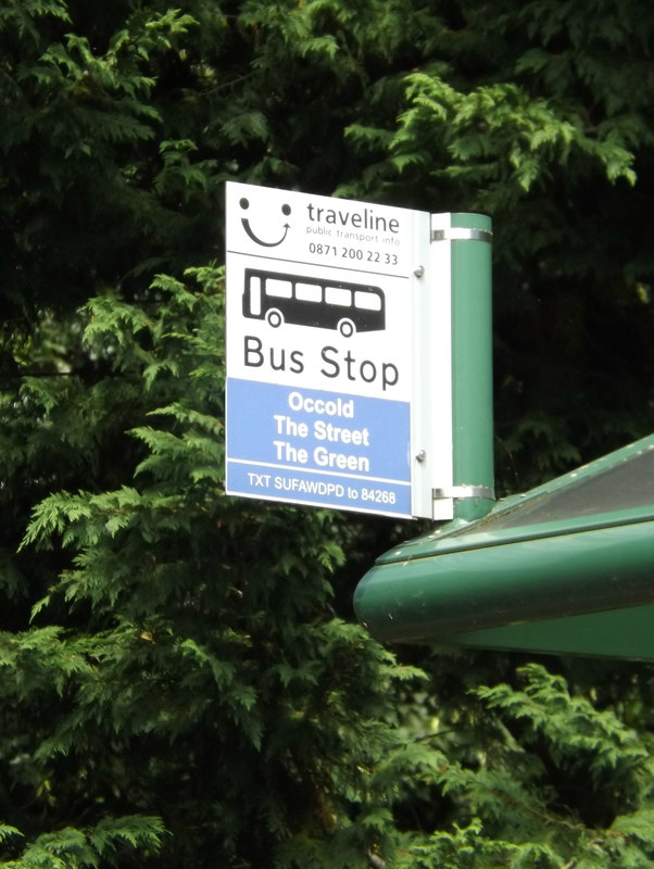 The Street The Green Bus Stop sign © Adrian Cable cc-by-sa/2.0 ...