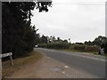 Pigbush Lane at the junction of Loxwood Road