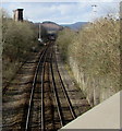 Railway towards Taffs Well station