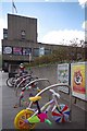 TQ6473 : Colourful Cycle Rack by Glyn Baker