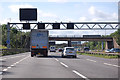 Gantries on the M42 southbound