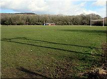 ST1381 : Sports field, Tongwynlais by Jaggery