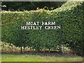 TM1566 : Moat Farm sign by Geographer