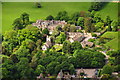 Aerial View of Wytham Abbey and All Saints Church, Oxfordshire