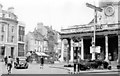 Northampton, 1956: corner of Drapery and George Row, outside All Saints Church