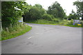 Road junction at SE end of Roman Road