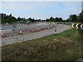 Roadworks near Longstanton