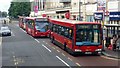 Buses on Worple Road, Wimbledon