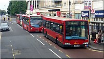 TQ2470 : Buses on Worple Road, Wimbledon by Mike Pennington