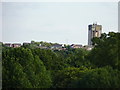 Droitwich Water Tower from Dodderhill Church