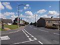 SE0718 : Stainland Road - viewed from Park Lane by Betty Longbottom
