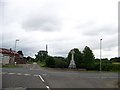 Wellbank war memorial at the cross roads