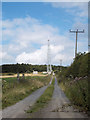 SJ2605 : Track to transmitters from Short Cross by John Firth