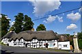 Wherwell: Cottages by the war memorial