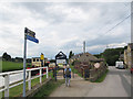 Lane to Calverley packhorse bridge