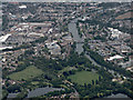 Staines from the air