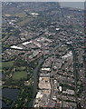 Staines from the air
