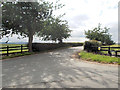 Entrance to Caus Castle Farm