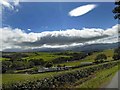 View over the Conwy valley from the B5381 below  Ffridd y Mynydd