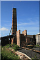 SJ6775 : Lion Salt Works - pump and chimney by Chris Allen