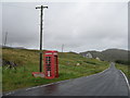 NF7101 : Telephone box at Buaile nam Bodach by M J Richardson